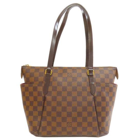LOUIS VUITTON Tote Bag N41282 Damier canvas Brown Totally PM