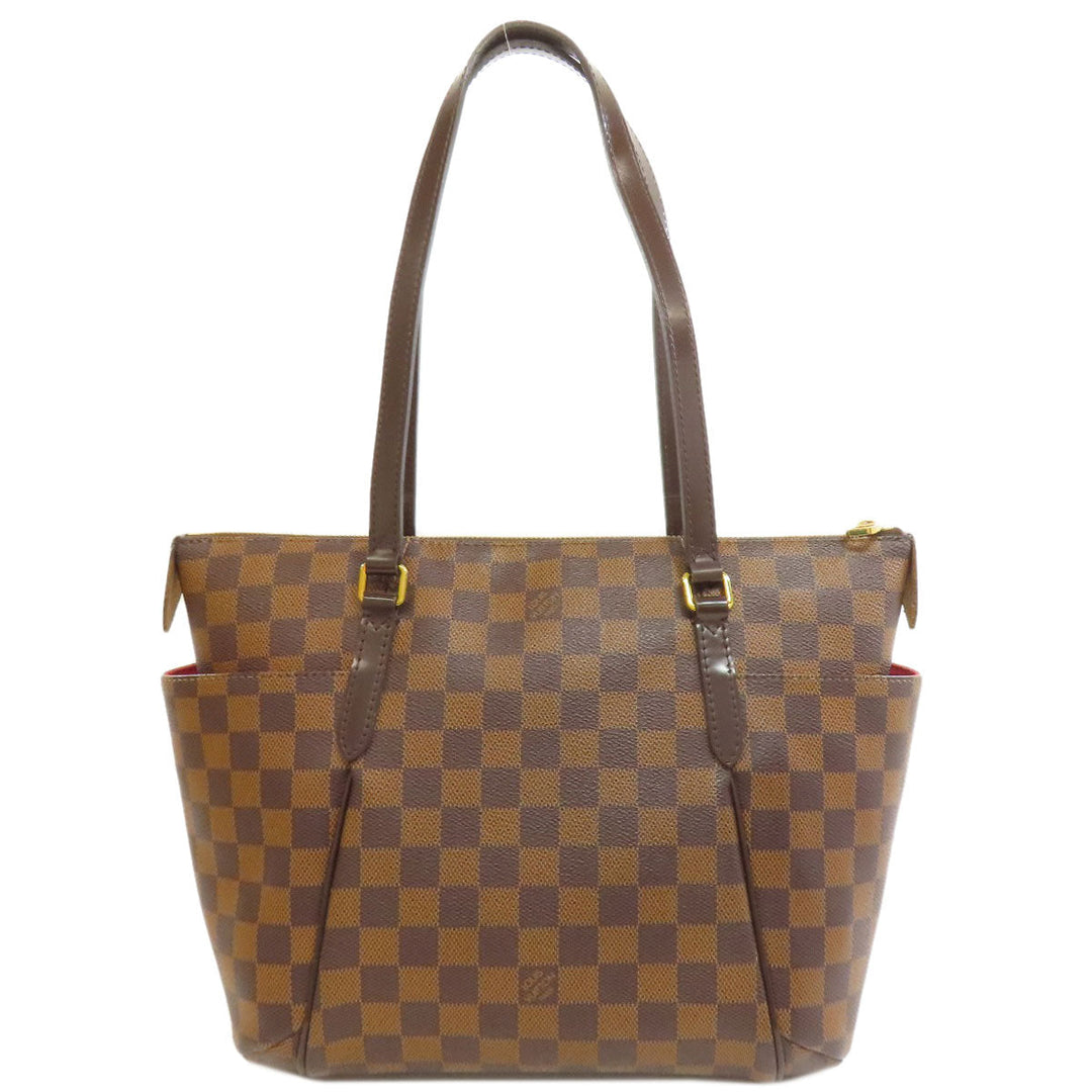 LOUIS VUITTON Tote Bag N41282 Damier canvas Brown Totally PM