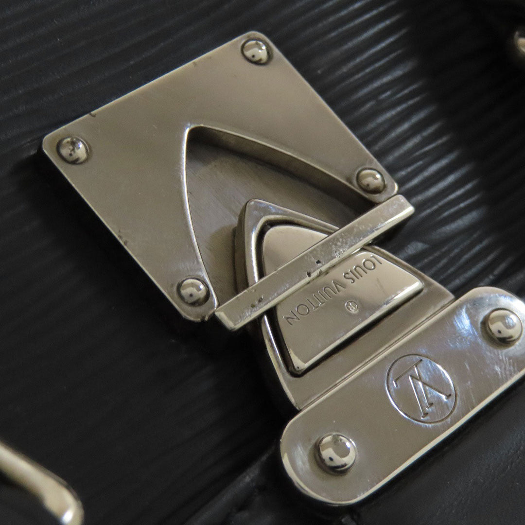 LOUIS VUITTON Tote Bag M58822 Epi black Segur PM