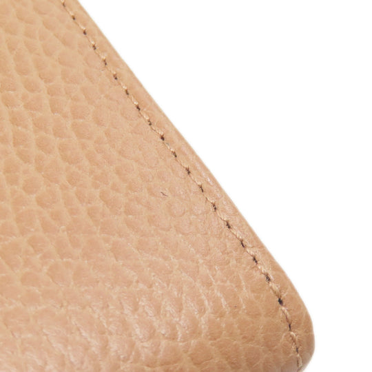 GUCCI Long Wallet Purse 615524 leather beige Interlocking G outlet Women Used Authentic