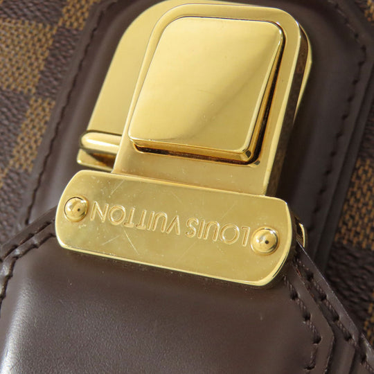 LOUIS VUITTON Tote Bag N48108 Damier canvas Brown Greet Women Used Authentic