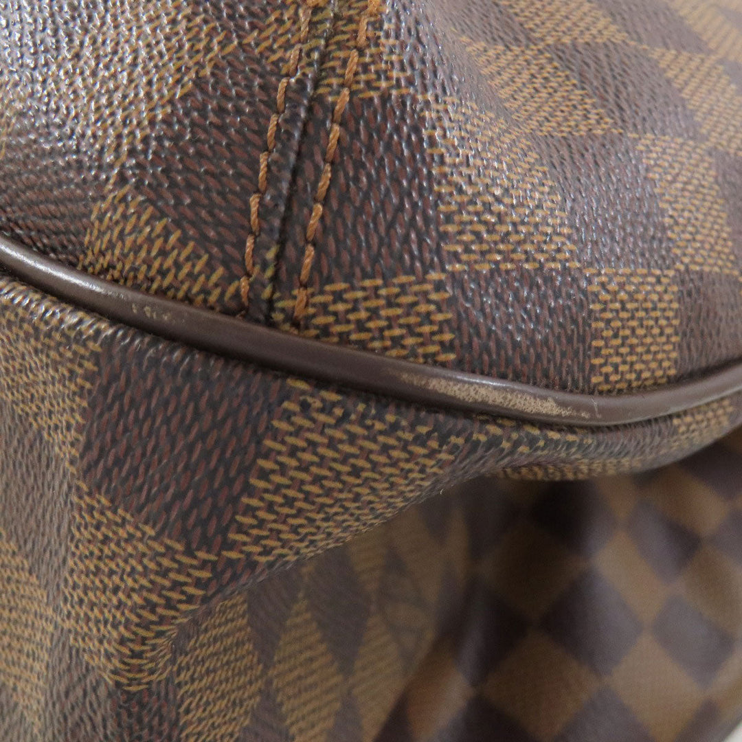 LOUIS VUITTON Tote Bag N48108 Damier canvas Brown Greet Women Used Authentic