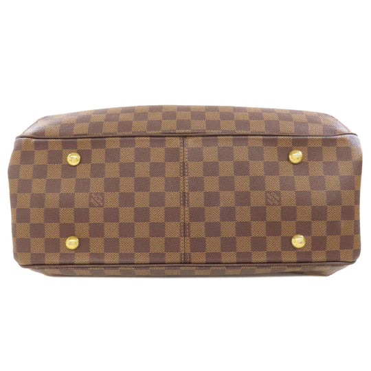 LOUIS VUITTON Tote Bag N48108 Damier canvas Brown Greet Women Used Authentic