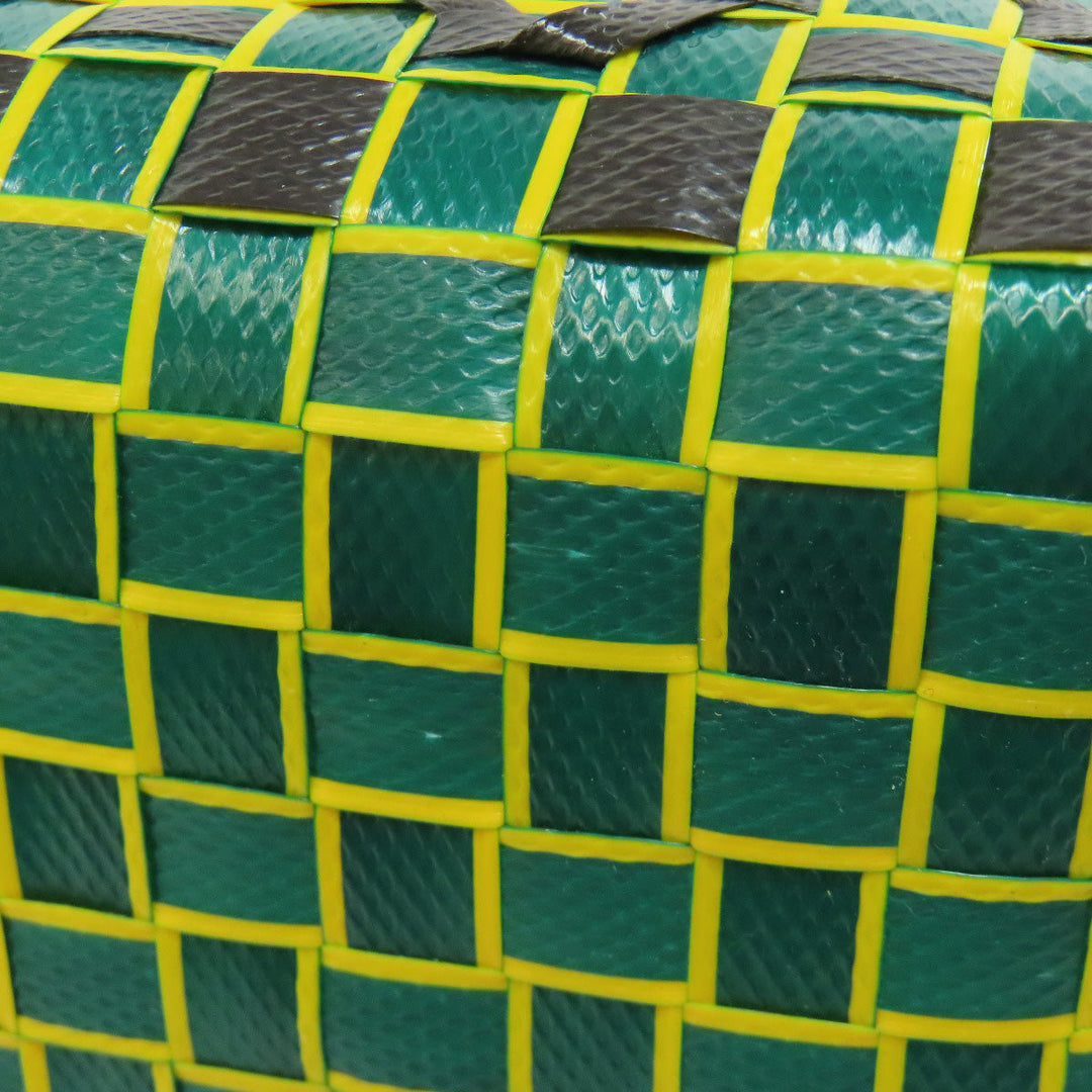 MARNI Handbag polypropylene green Basket bag