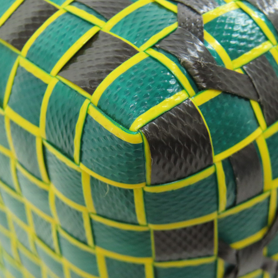 MARNI Handbag polypropylene green Basket bag