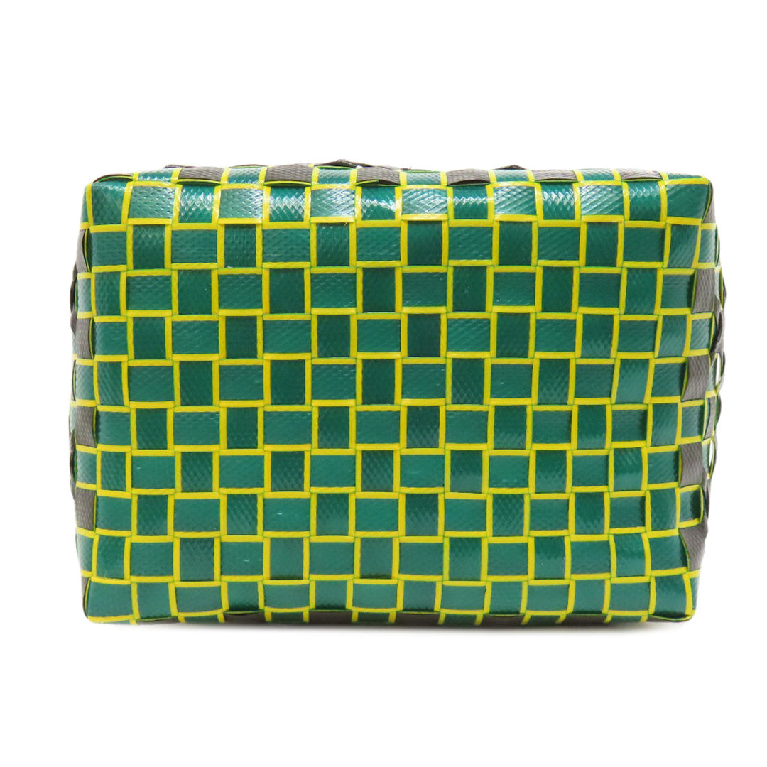 MARNI Handbag polypropylene green Basket bag
