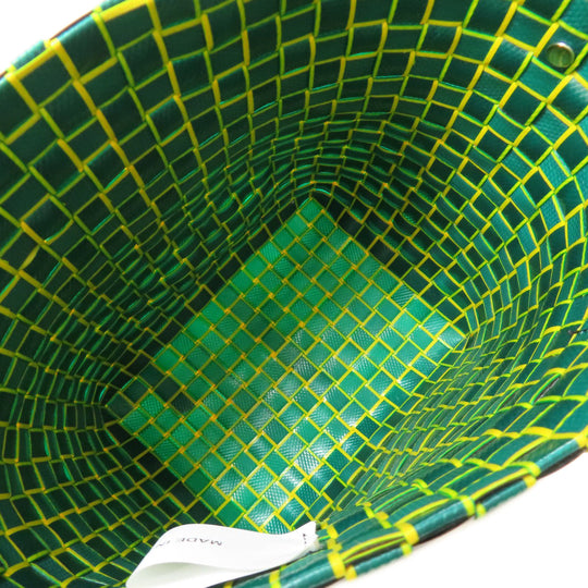 MARNI Handbag polypropylene green Basket bag