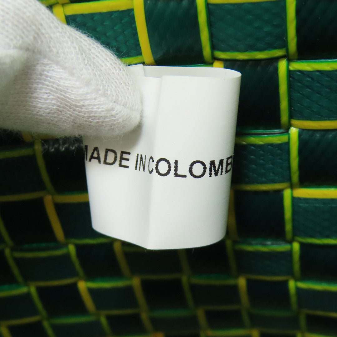 MARNI Handbag polypropylene green Basket bag