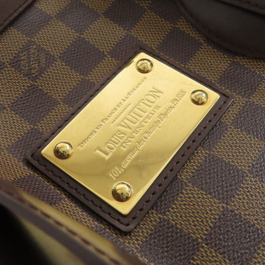 LOUIS VUITTON Tote Bag N51204 Damier canvas Brown HamsteadMM Women Used Authentic
