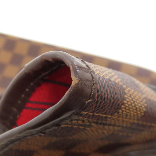 LOUIS VUITTON Tote Bag N51105 Damier canvas Brown Neverfull MM Old