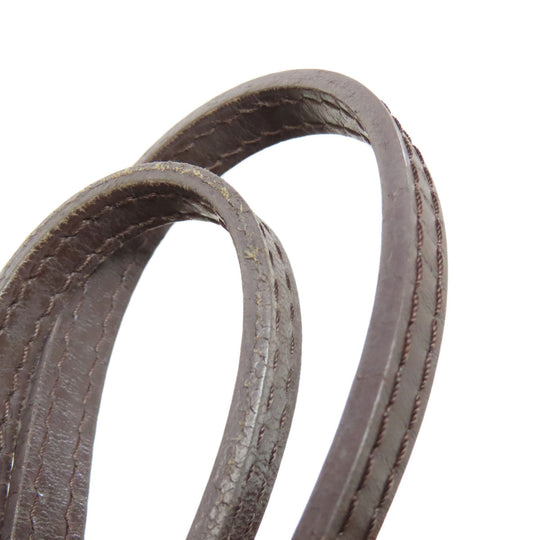 LOUIS VUITTON Tote Bag N51105 Damier canvas Brown Neverfull MM Old