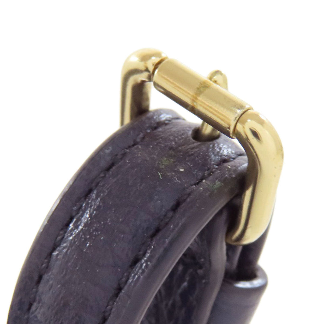 COACH Handbag 79997 leather Navy 2WAY Women Used Authentic