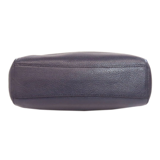 COACH Handbag 79997 leather Navy 2WAY Women Used Authentic