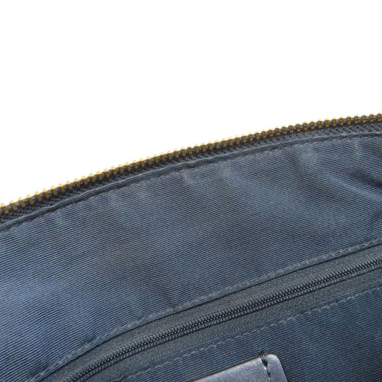 COACH Handbag 79997 leather Navy 2WAY Women Used Authentic