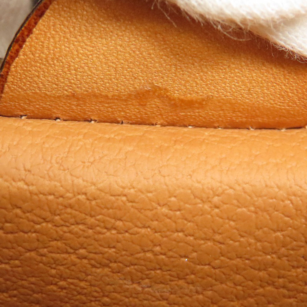 CELINE Shoulder Bag PVC Brown Macadam Pattern
