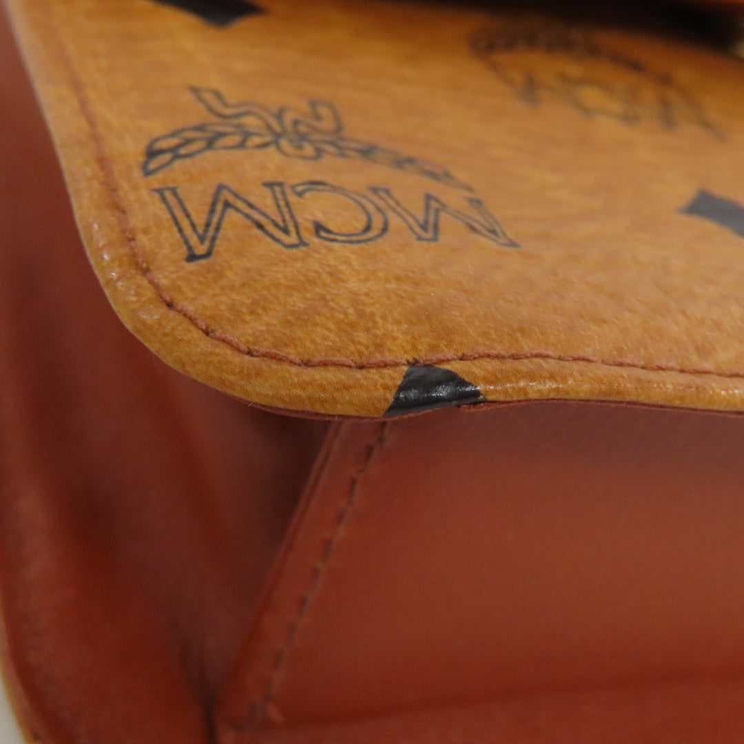 MCM Handbag PVC Brown 2WAY