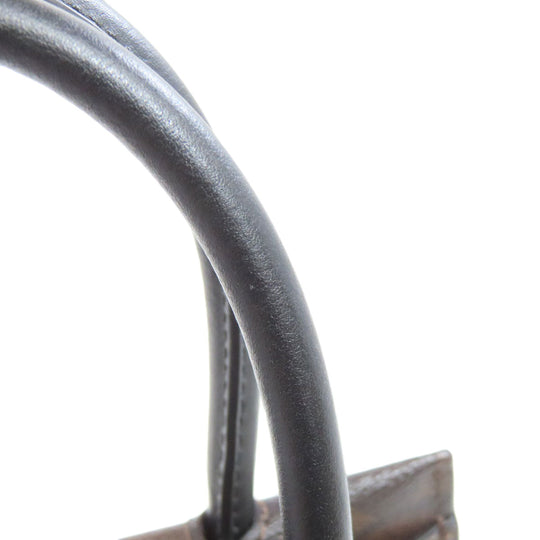 COACH Handbag 5693 PVC Brown Signature 2WAY Women Used Authentic