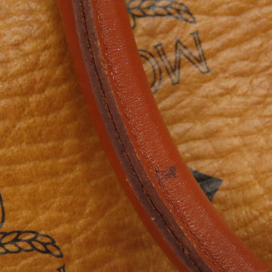 MCM Boston Duffel bag PVC Brown Small Ella Women Used Authentic