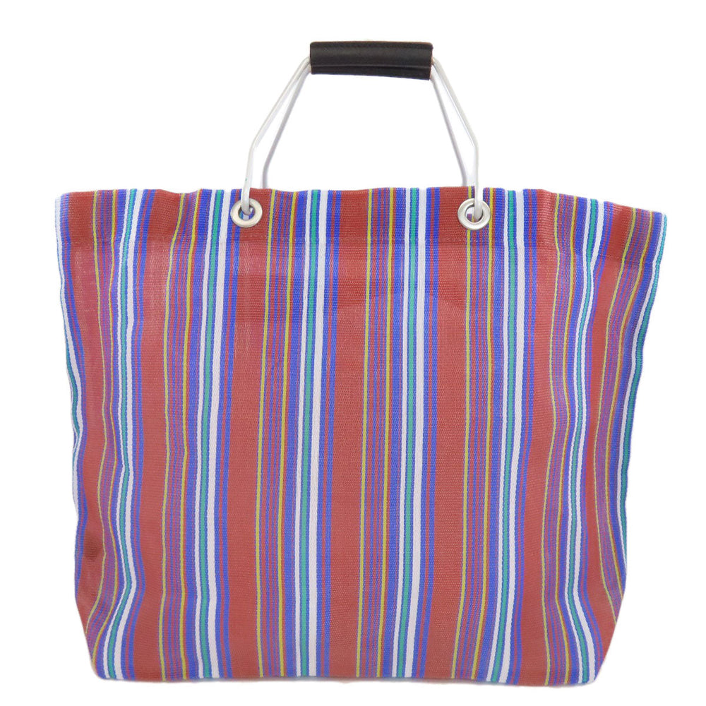 MARNI Tote Bag Nylon Brown Flower cafe