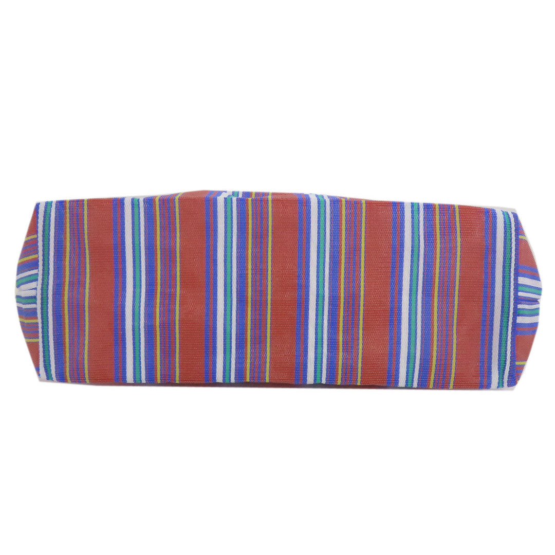 MARNI Tote Bag Nylon Brown Flower cafe