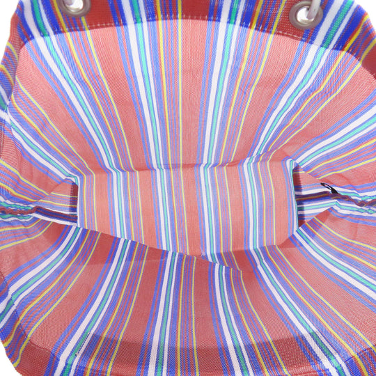 MARNI Tote Bag Nylon Brown Flower cafe