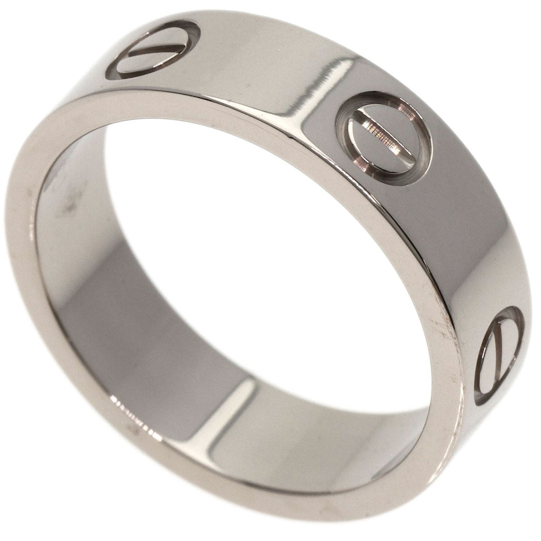 CARTIER Ring K18WG Silver Love Ring #54