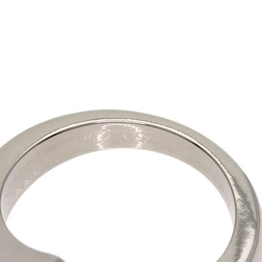 CARTIER Ring K18WG Silver Triandre Diamond #50