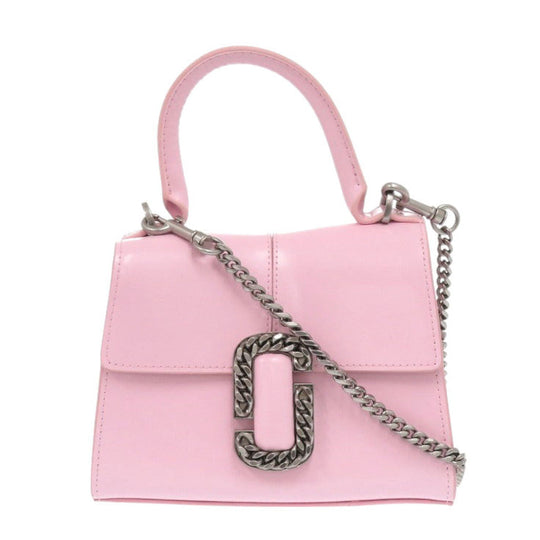 MARC JACOBS Handbag 2P3HSC004H01 685 leather BUBBLEGUM Pink The St. Mark Top Handle Mini Women Used Authentic