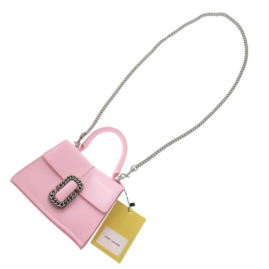 MARC JACOBS Handbag 2P3HSC004H01 685 leather BUBBLEGUM Pink The St. Mark Top Handle Mini Women Used Authentic