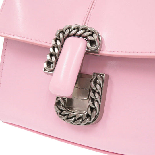 MARC JACOBS Handbag 2P3HSC004H01 685 leather BUBBLEGUM Pink The St. Mark Top Handle Mini Women Used Authentic