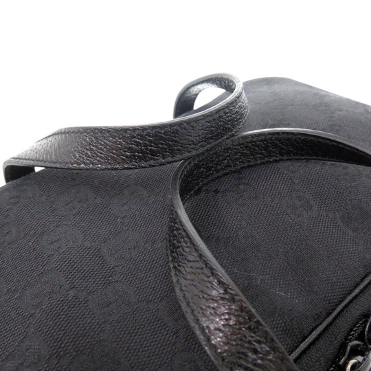 GUCCI Pouch 124540 GG canvas black Vanity bag Cosmetics Pouch GG Women Used Authentic