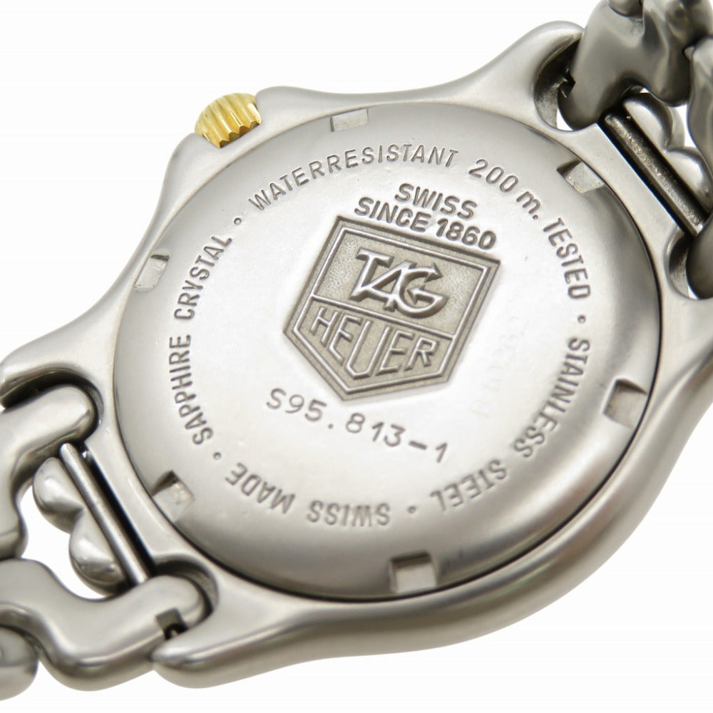 TAG HEUER Watches Quartz S95.813 Stainless Steel beige Quartz Cell Series Professional 200m beige dial mens Used Authentic