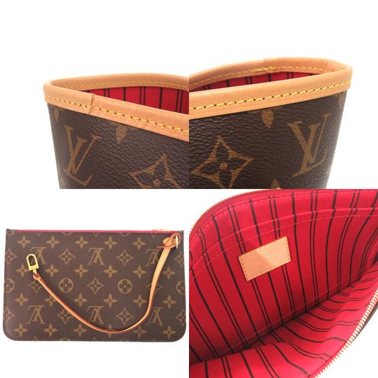 LOUIS VUITTON Tote Bag M41177 Monogram canvas Brown Monogram New Neverfull MM Women Used Authentic