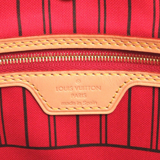 LOUIS VUITTON Tote Bag M41177 Monogram canvas Brown Monogram New Neverfull MM Women Used Authentic