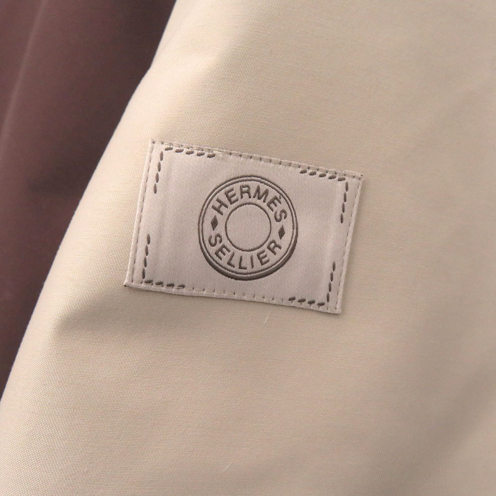 HERMES Other outerwear Nylon beige Long blouson Country mens M Used Authentic