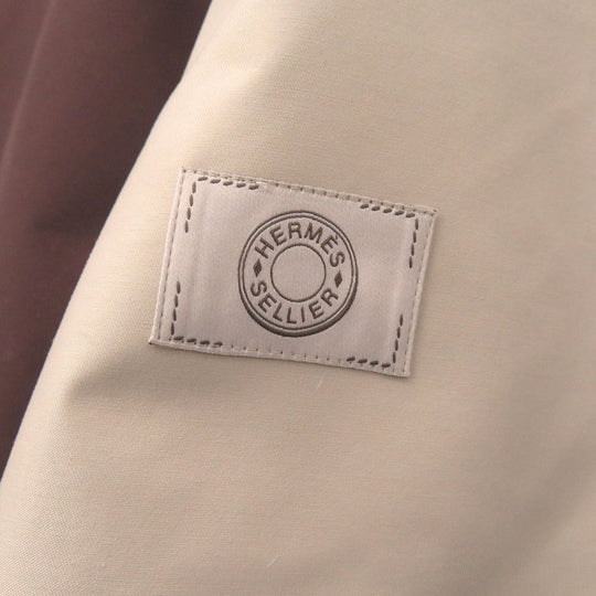 HERMES Other outerwear Nylon beige Long blouson Country mens M Used Authentic