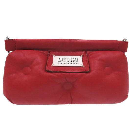 Maison Margiela Shoulder Bag S56WF0083 leather Red 2way ChainShoulder Bag Gram slam Women Used Authentic