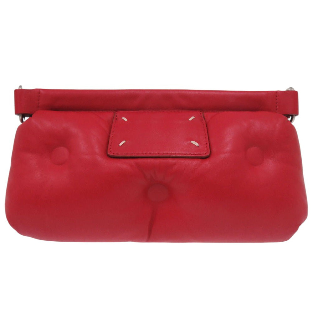 Maison Margiela Shoulder Bag S56WF0083 leather Red 2way ChainShoulder Bag Gram slam Women Used Authentic