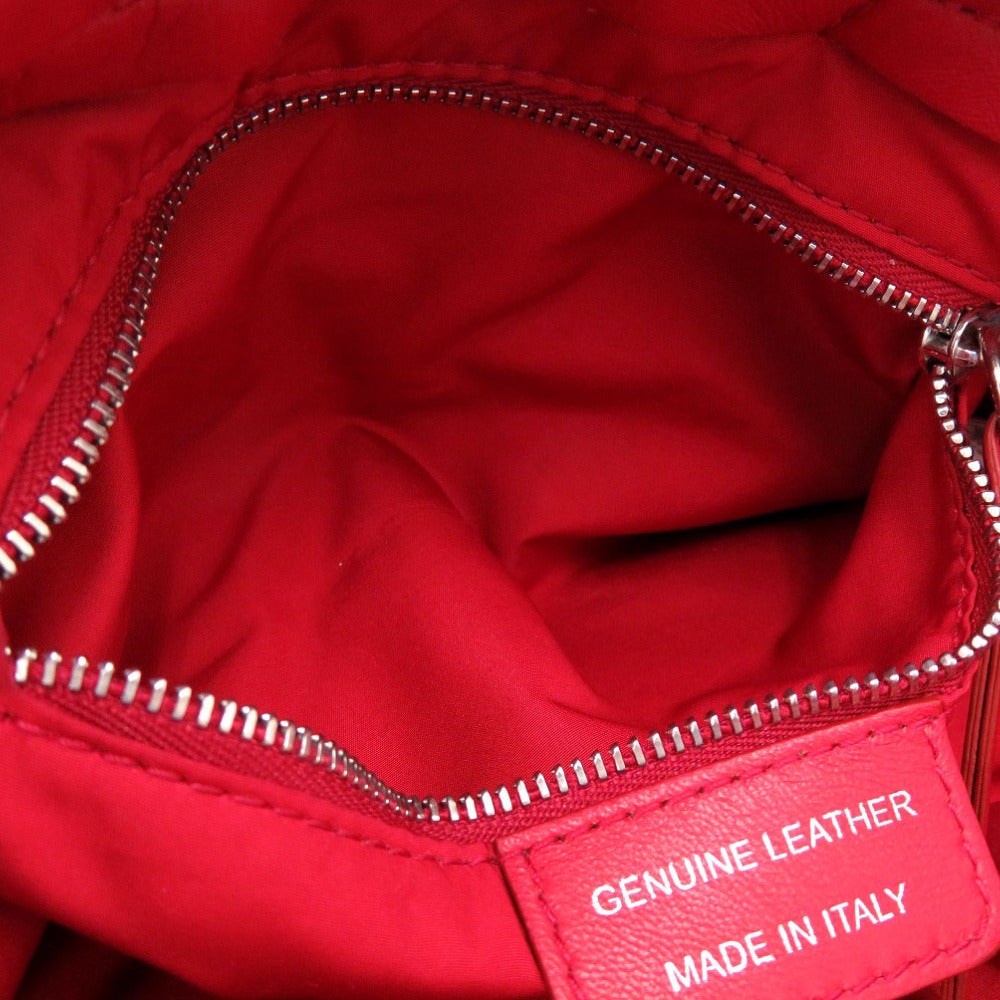 Maison Margiela Shoulder Bag S56WF0083 leather Red 2way ChainShoulder Bag Gram slam Women Used Authentic