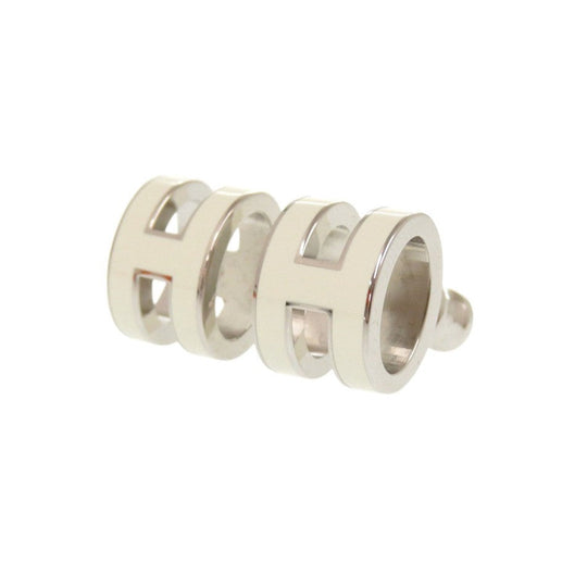 HERMES Pierce metal white pop ash mini Women Used Authentic