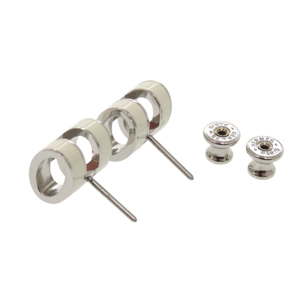 HERMES Pierce metal white pop ash mini Women Used Authentic