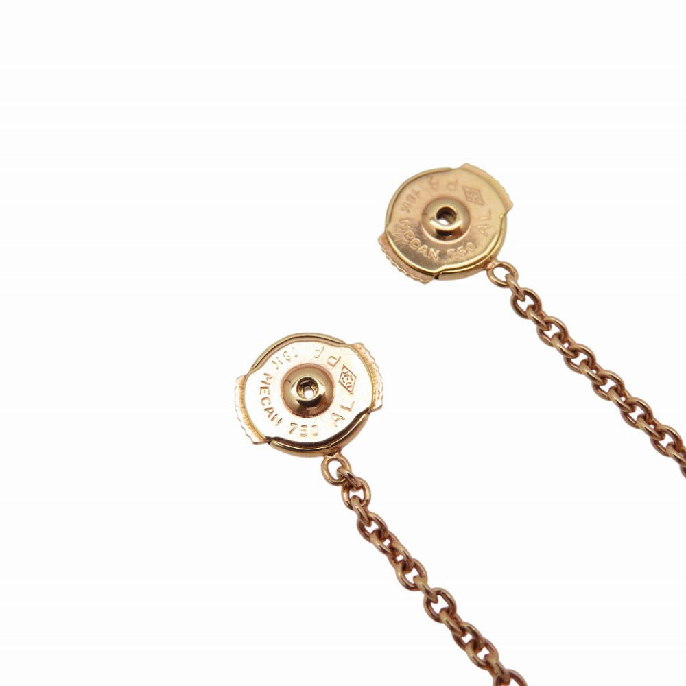 HERMES Pierce K18 Pink Gold Pink gold Diamond K18PG Pierce Women Used Authentic