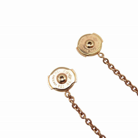 HERMES Pierce K18 Pink Gold Pink gold Diamond K18PG Pierce Women Used Authentic