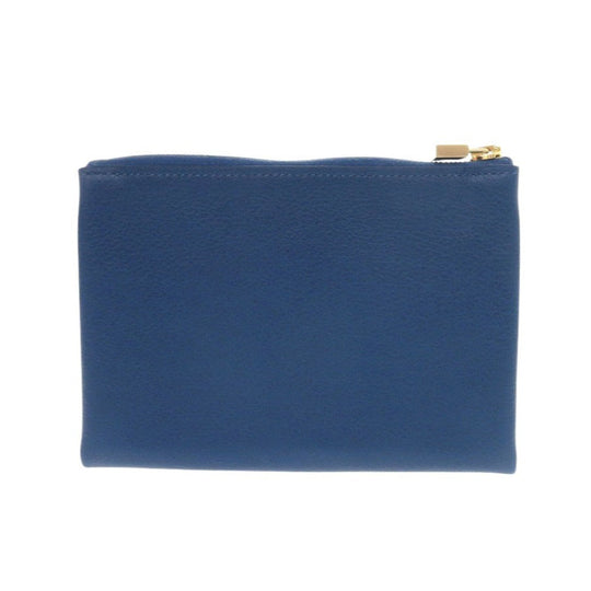 HERMES Pouch Evercolor blue Atou PM