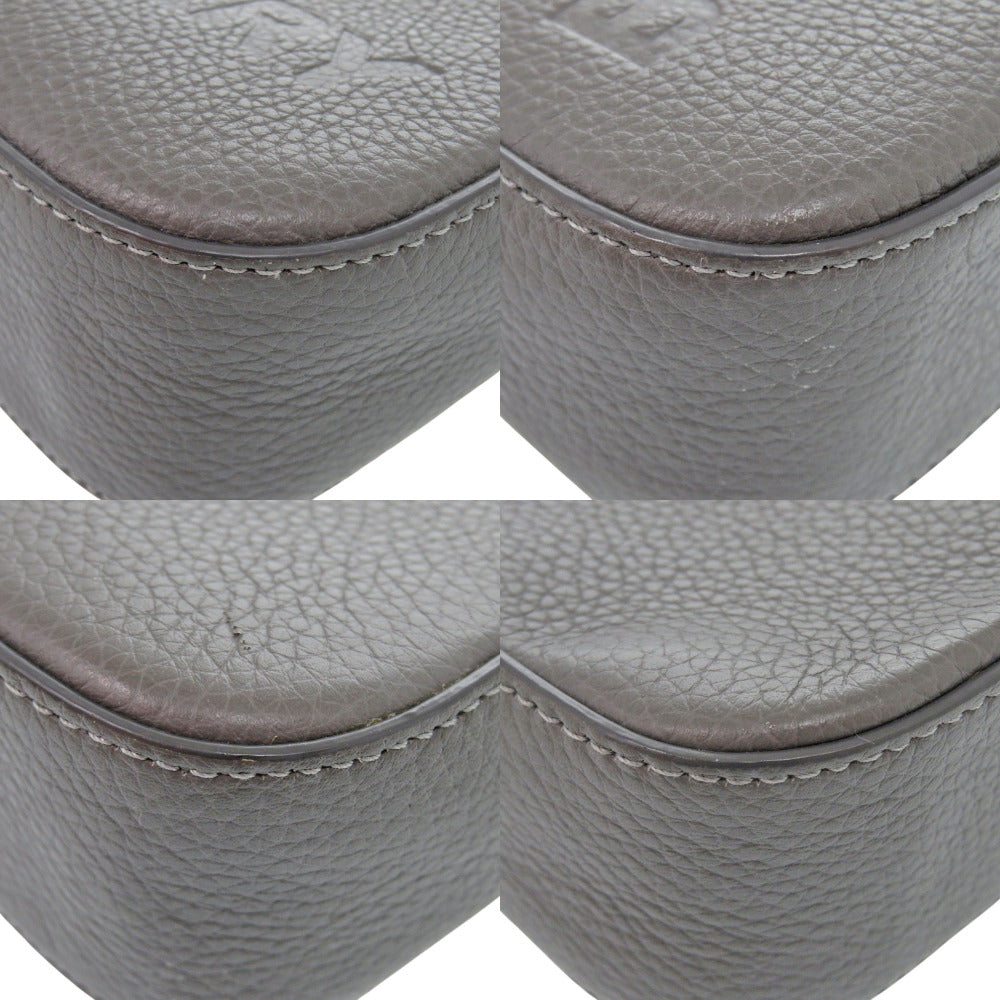 BURBERRY Shoulder Bag 8052890 leather gray logo unisex(Unisex) Used Authentic