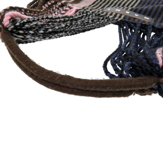 MARNI Tote Bag polyester Brown Marni Flower Cafe Hammock Bag