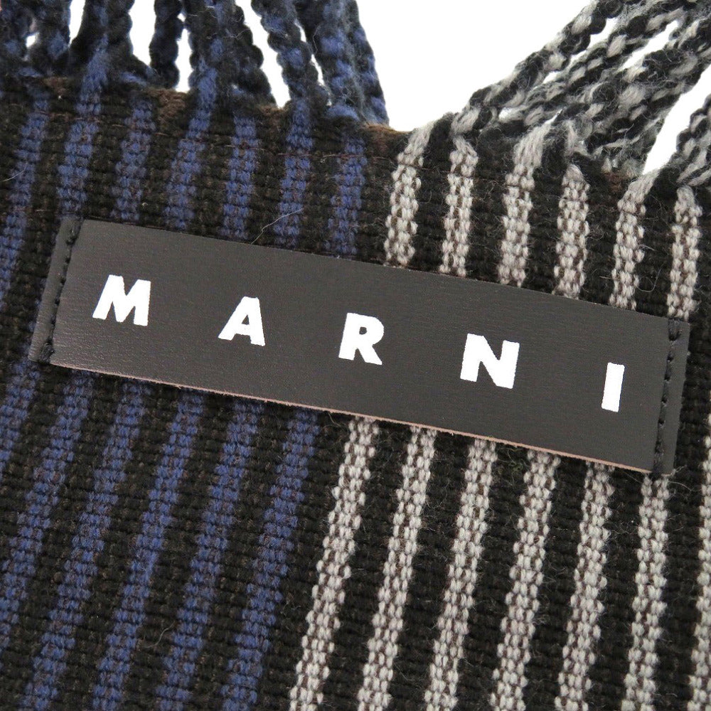 MARNI Tote Bag polyester Brown Marni Flower Cafe Hammock Bag