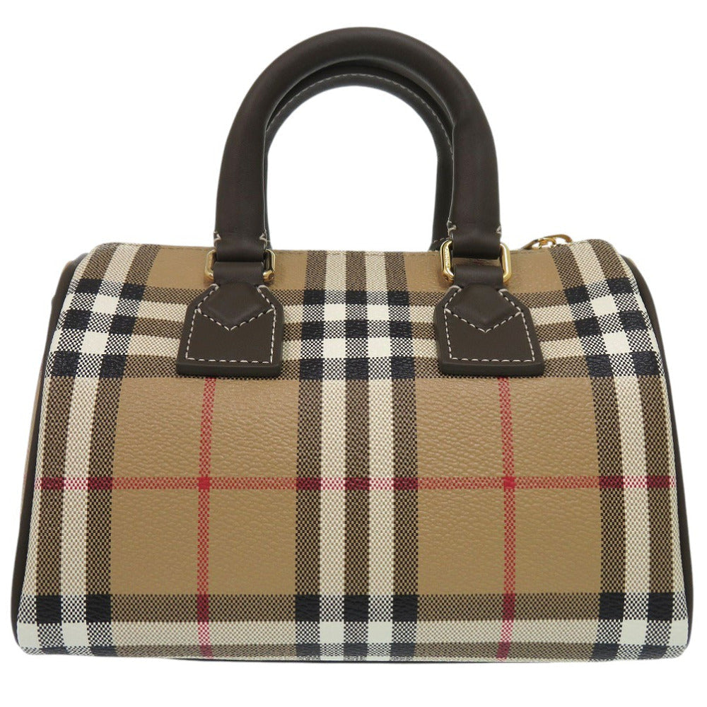 BURBERRY Handbag PVC beige MINI BOWLING