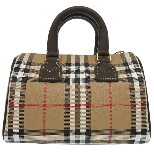 BURBERRY Handbag PVC beige MINI BOWLING