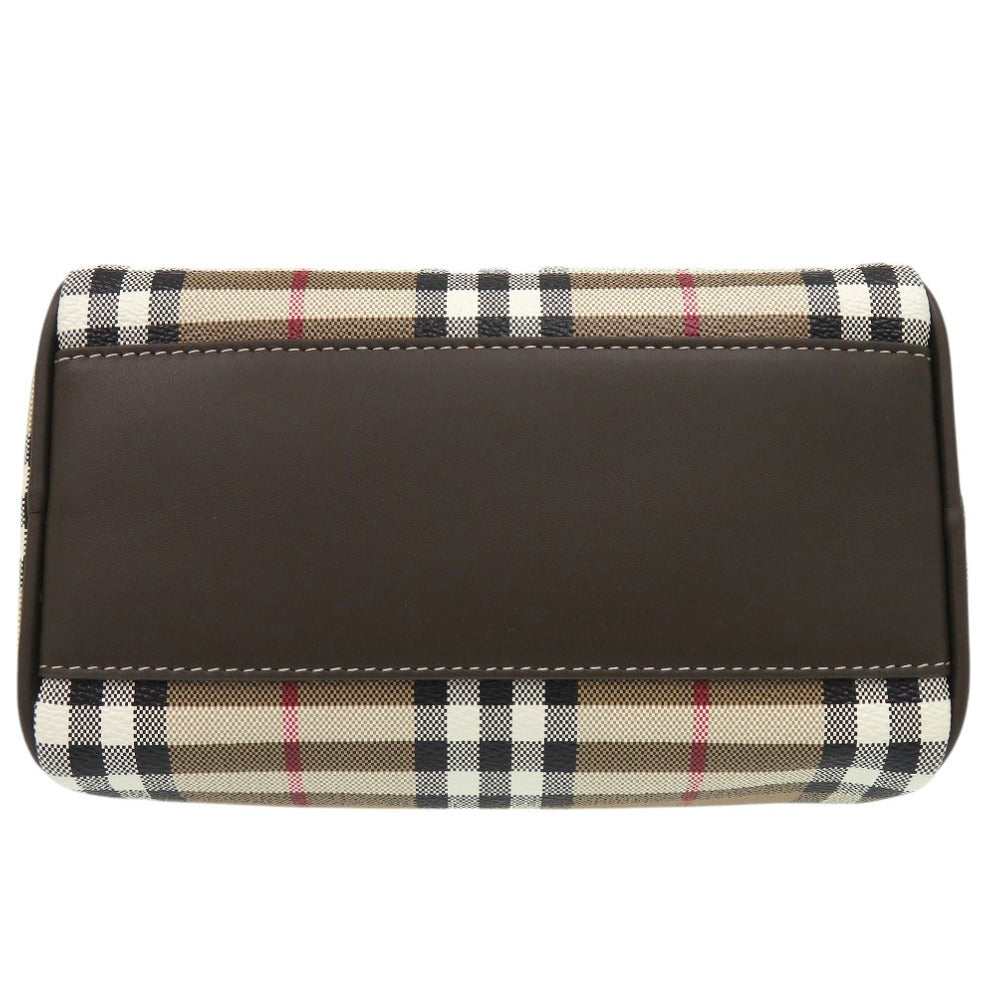 BURBERRY Handbag PVC beige MINI BOWLING